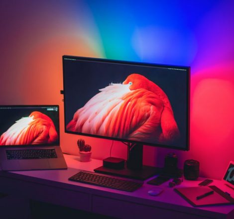 A Colorful Desk Setup To Immitate